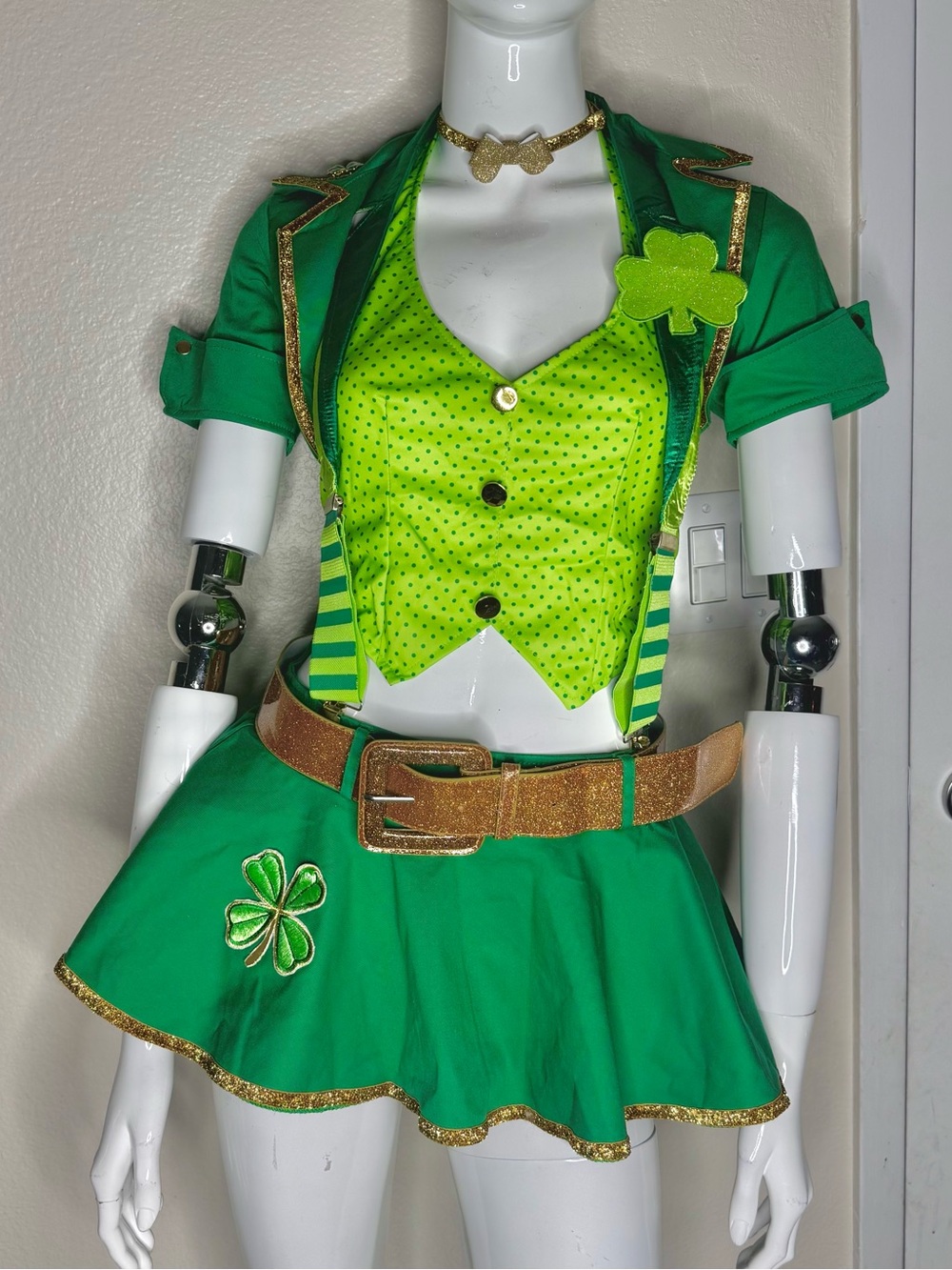 6 piece Leg Avenue Lucky Charm Costume